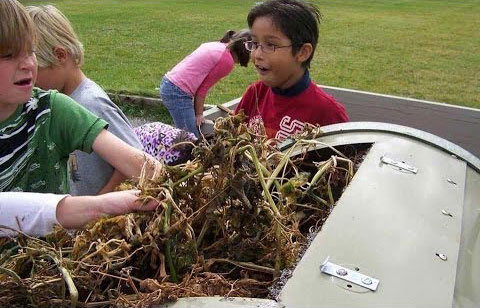 Using a Compost Tumbler