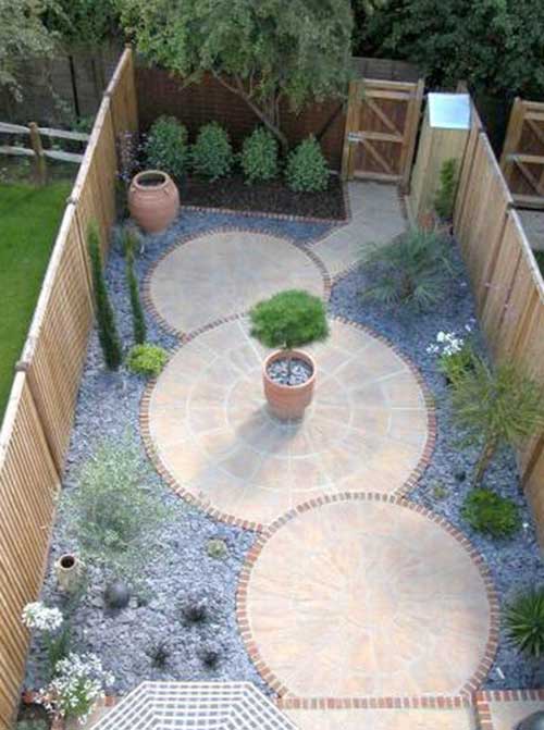 Paved garden