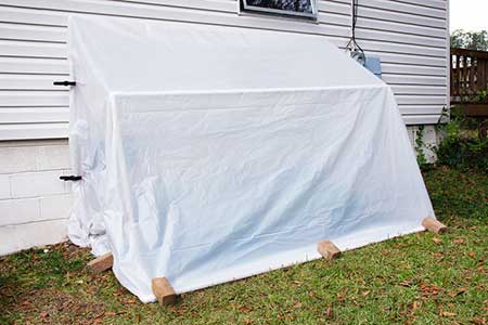 Wall-Mounted Folding Greenhouse