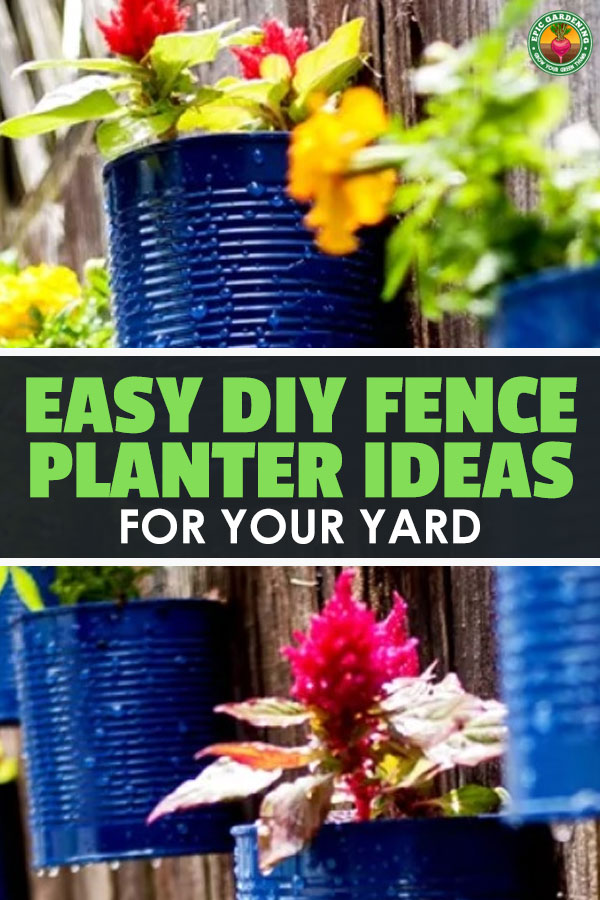 We all need more room to grow. Why not add some fence planters to your yard? With these free, fantastic plans, you can expand your garden vertically!