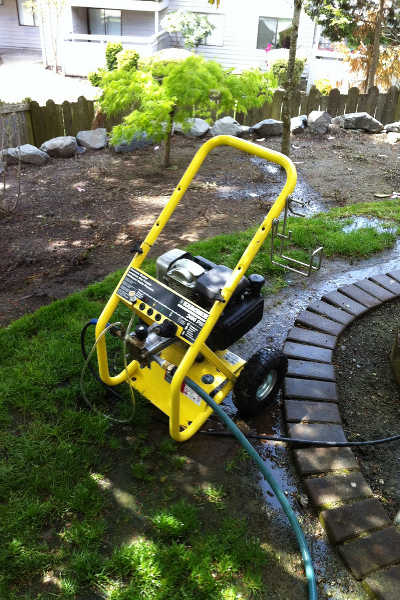Gas power washer