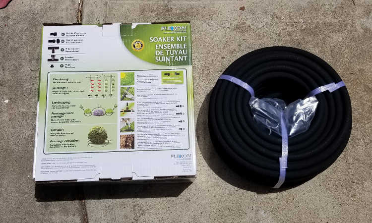 Flexon soaker kit unboxed