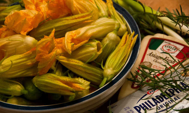 Squash blossoms