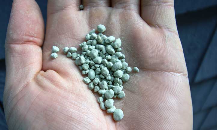 Pelletized glauconite greesand from Espoma Organic